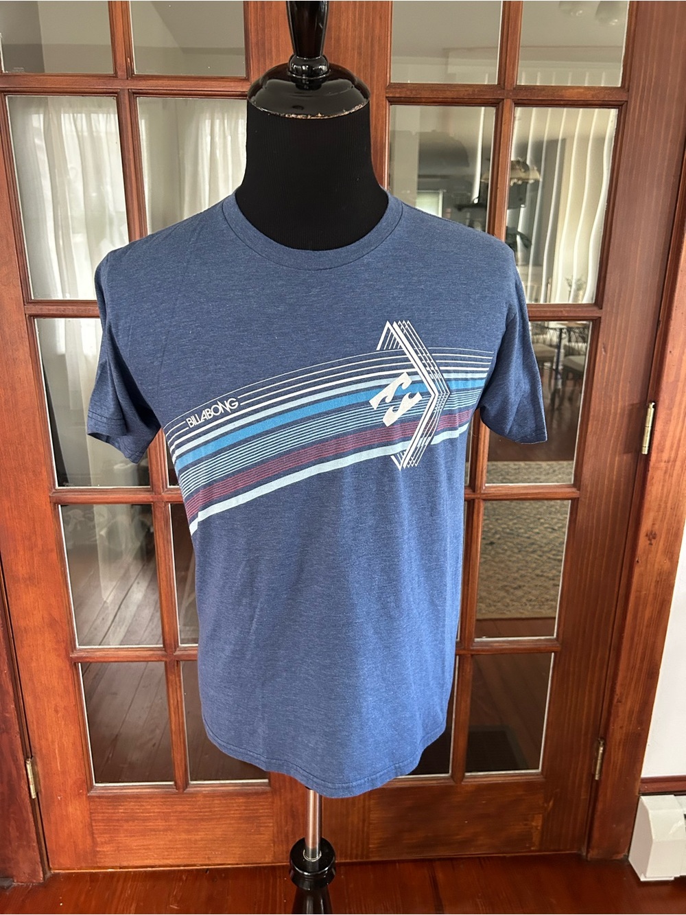 Billabong Tee Shirt Blue Men's Medium